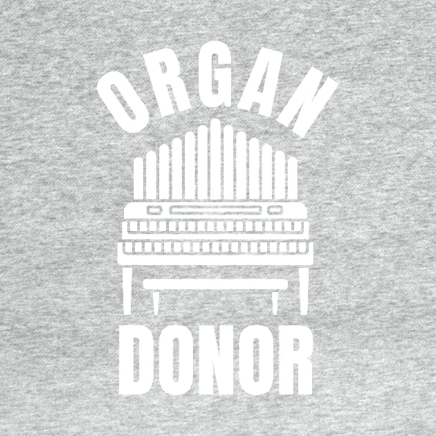 ORGAN DONOR (white) by Simontology